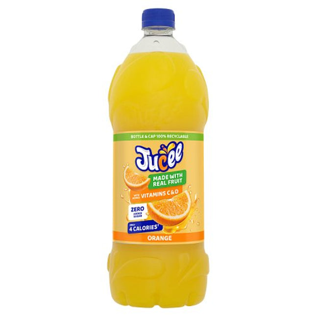 Jucee No Added Sugar Whole Orange Cordial 1.5L