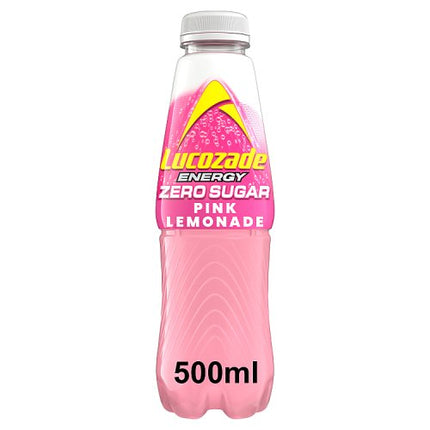 Lucozade Energy Pink Lemonade Zero 500ml