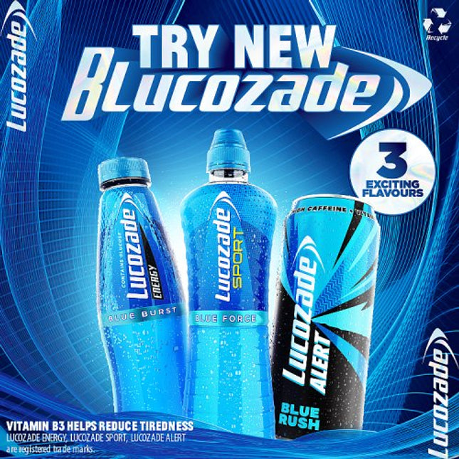 Lucozade Alert Blue Rush 500ml £1.00