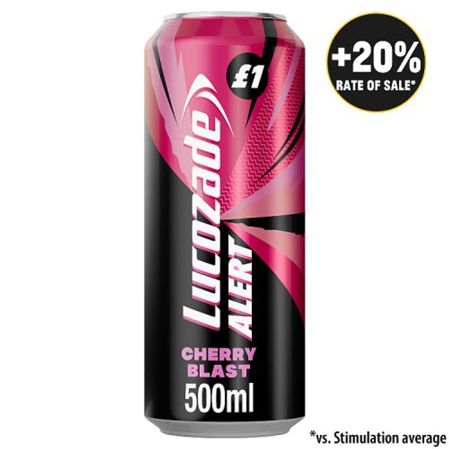 Lucozade Alert Cherry 500ml £1.00