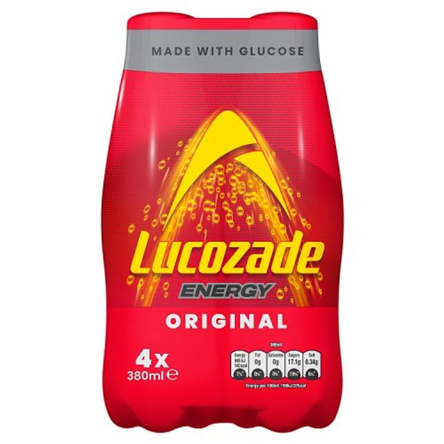 Lucozade Energy Original 4 x 380ml