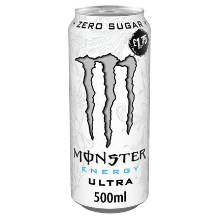 Monster Ultra Zero White 500ml £1.75