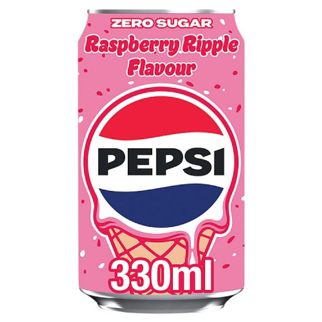 Pepsi Raspberry Ripple Can 330ml