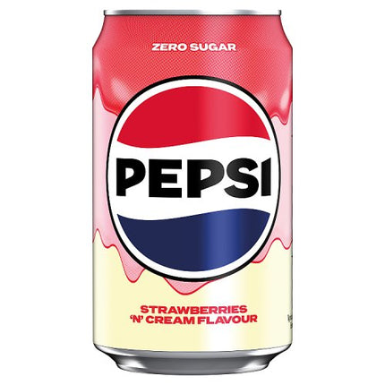 Pepsi Strawberry & Cream Zero Sugar 330ml
