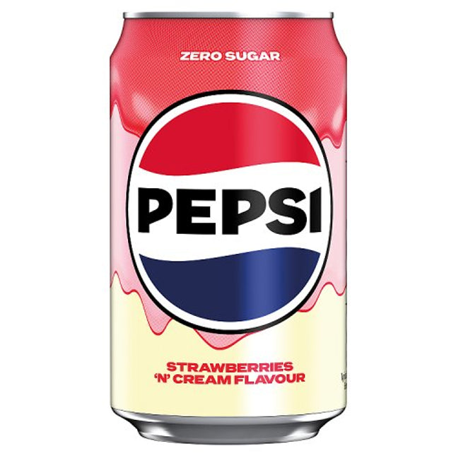 Pepsi Strawberry & Cream Zero Sugar 330ml