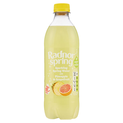 Radnor Spring Pineapple & Grapefruit Sparkling Water 500ml