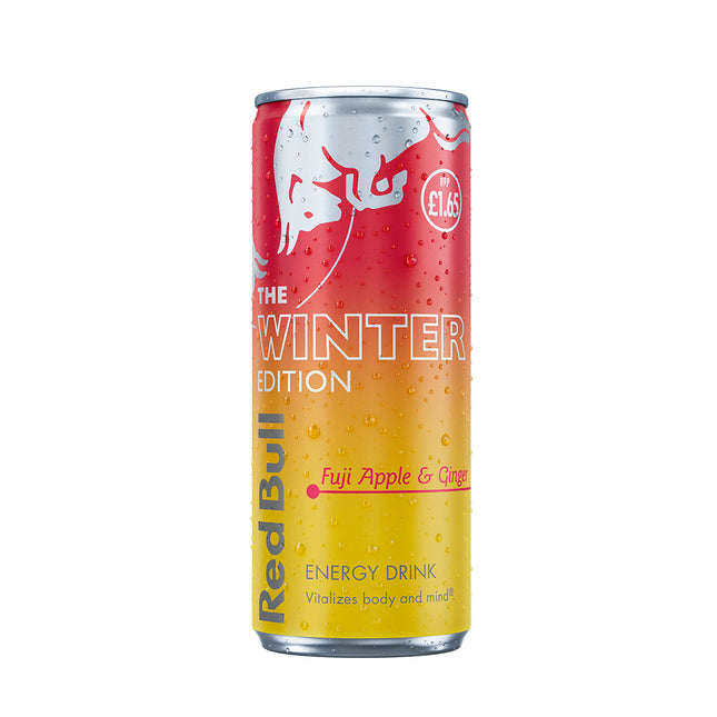 Red Bull Winter Ed 250ml Fuji Apple&Ginger £1.65