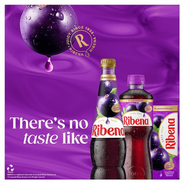 Ribena Blackcurrant Cordial 850ml