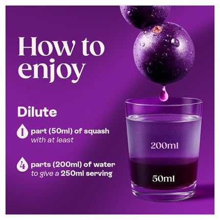 Ribena Blackcurrant Cordial 850ml