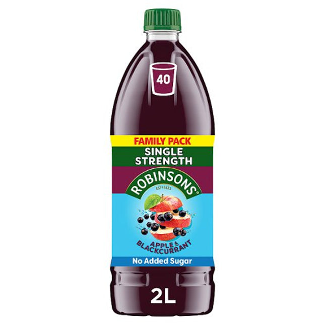 Robinsons Apple & Blackcurrant Squash 2L