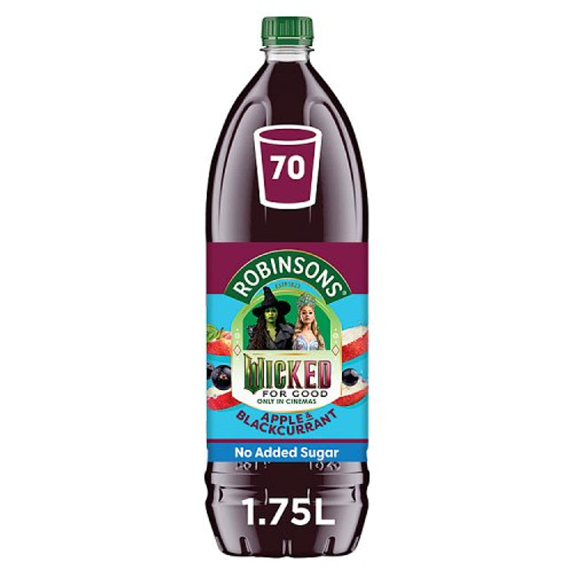 Robinsons Apple & Blackcurrant No Added Sugar Double Concentrate Squash 1.75ml