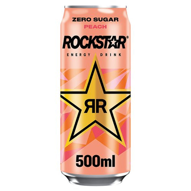 Rockstar Zero Peach 500ml