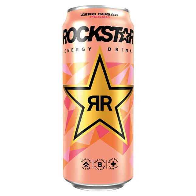 Rockstar Zero Peach 500ml