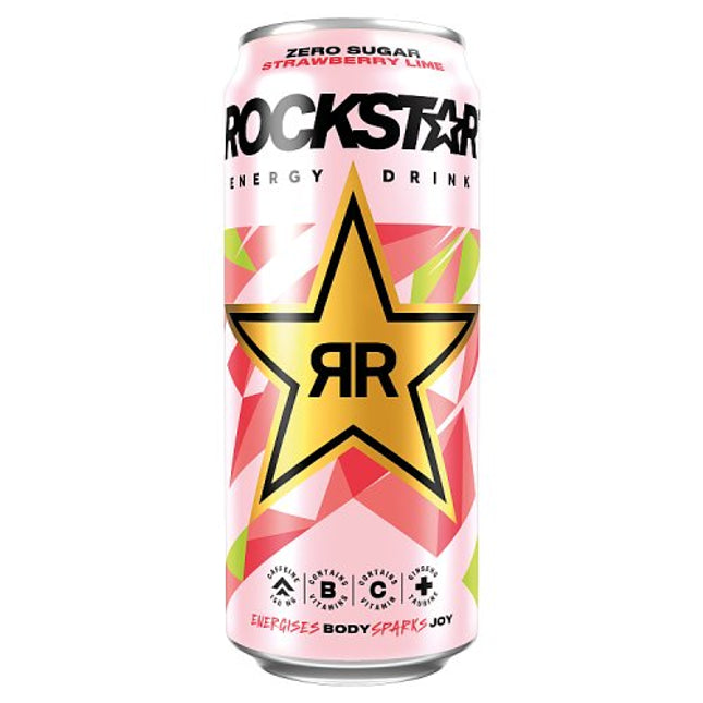 Rockstar Zero Strawberry & Lime 500ml