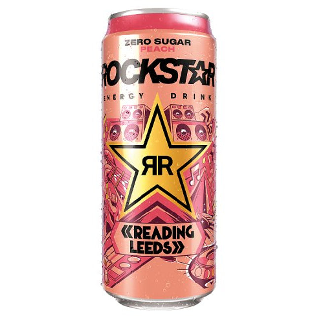 Rockstar Zero Peach 500ml £1.29/2 for £2