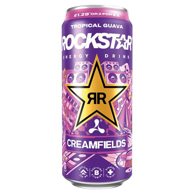 Rockstar Tropical Guava 500ml £1.29/2 for £2