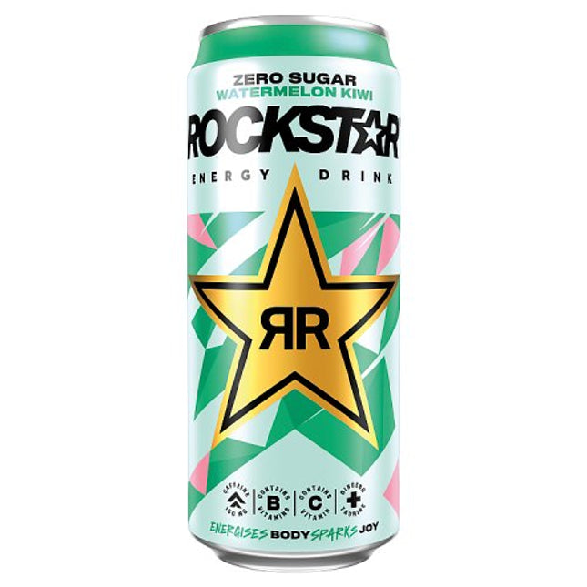 Rockstar Zero Watermelon & Kiwi 500ml £1.29/2 for £2
