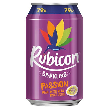 Rubicon Sparkling Passion 330ml 79p