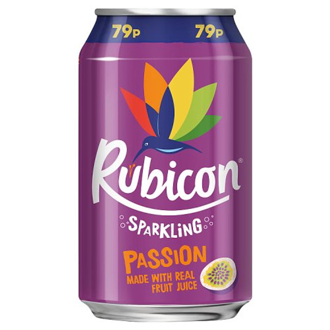 Rubicon Sparkling Passion 330ml 79p