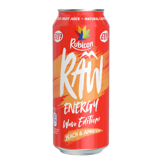 Rubicon Raw Energy Peach & Apricot 500ml £1.19