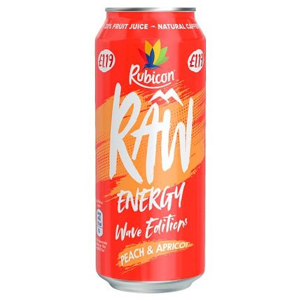 Rubicon Raw Energy Peach & Apricot 500ml £1.19