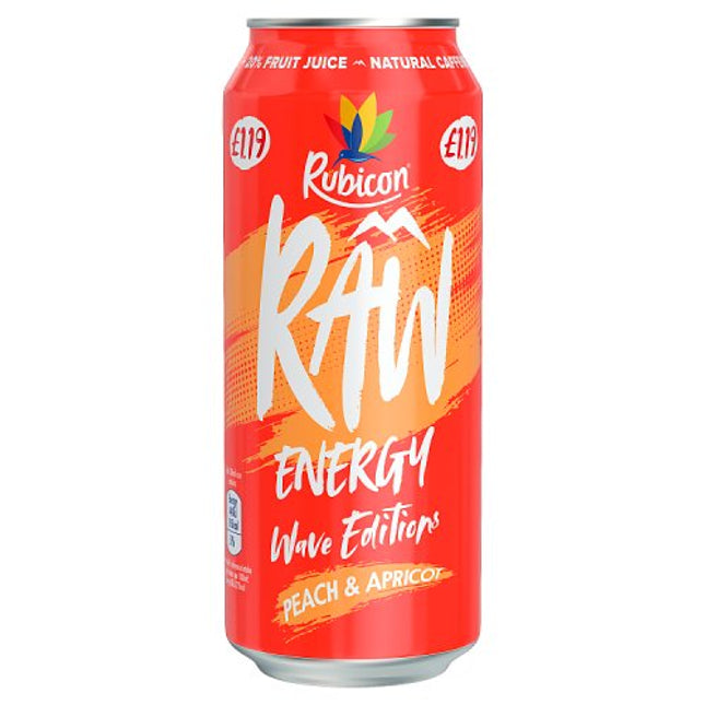 Rubicon Raw Energy Peach & Apricot 500ml £1.19