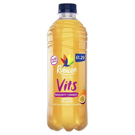 Rubicon Spring Still Vits Mango Passion 500ml £1.29