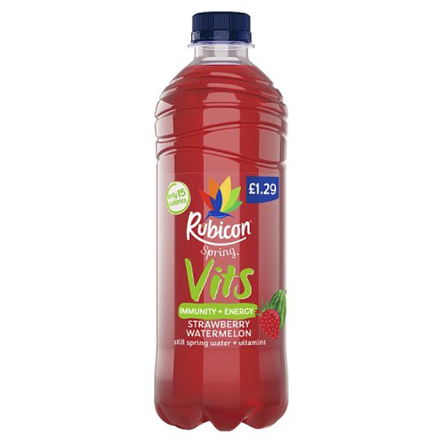 Rubicon Spring Still Vits Strawberry Watermelon 500ml £1.29