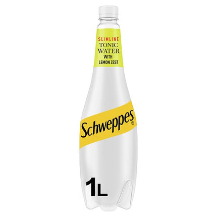 Schweppes Slimline Lemon Tonic Water 1L