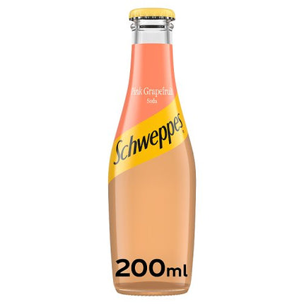 Schweppes Pink Grapefruit Soda Water 200ml
