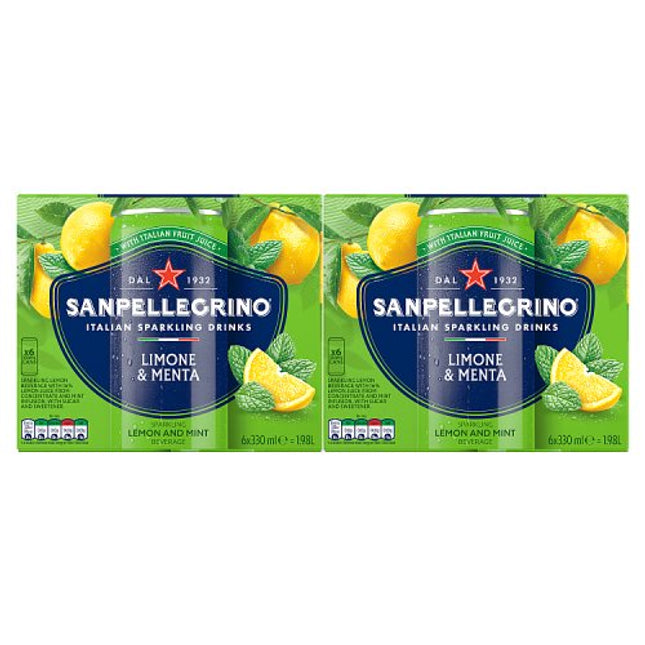 San Pellegrino Lemon & Mint 6x330ml