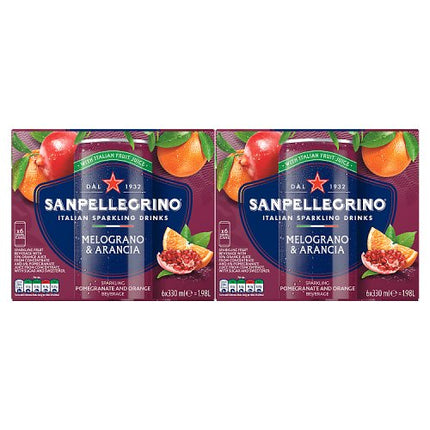 San Pellegrino Pomegranate & Orange 6x330ml
