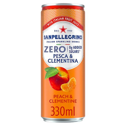 San Pellegrino Zero Peach & Clementine 6x330ml