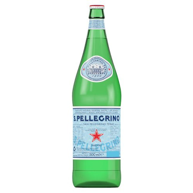 San Pellegrino Sparkling Water 24x500ml Glass