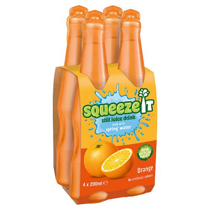 Squeeze It Orange 4x200ml
