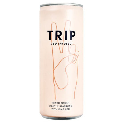 TRIP CBD Infused Drink Peach Ginger 250ml
