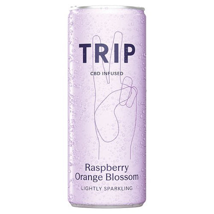 TRIP CBD Infused Raspberry Orange Blossom 250ml