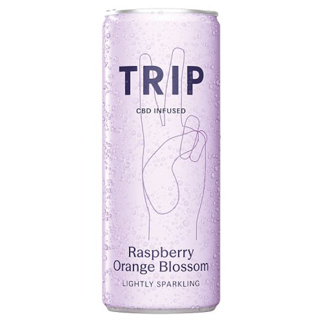 TRIP CBD Infused Raspberry Orange Blossom 250ml
