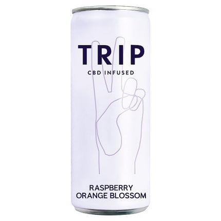 TRIP CBD Infused Raspberry Orange Blossom 250ml