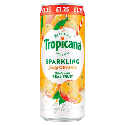 Tropicana Sparkling Zesty Orange 250ml £1.25