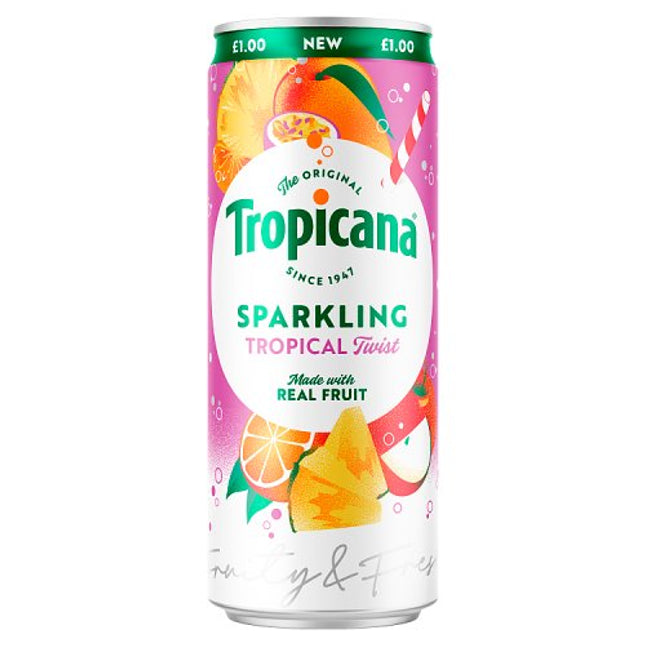Tropicana Sparkling Tropical Twist 250ml £1.25