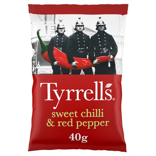 Tyrrells Sweet Chilli & Red Pepper Crisps 40g