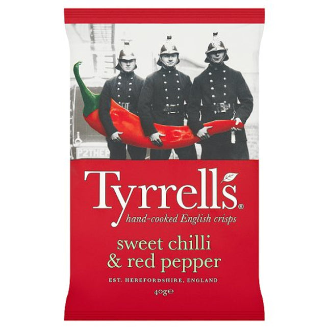 Tyrrells Sweet Chilli & Red Pepper Crisps 40g