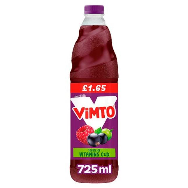 Vimto cordial 725ml £1.65