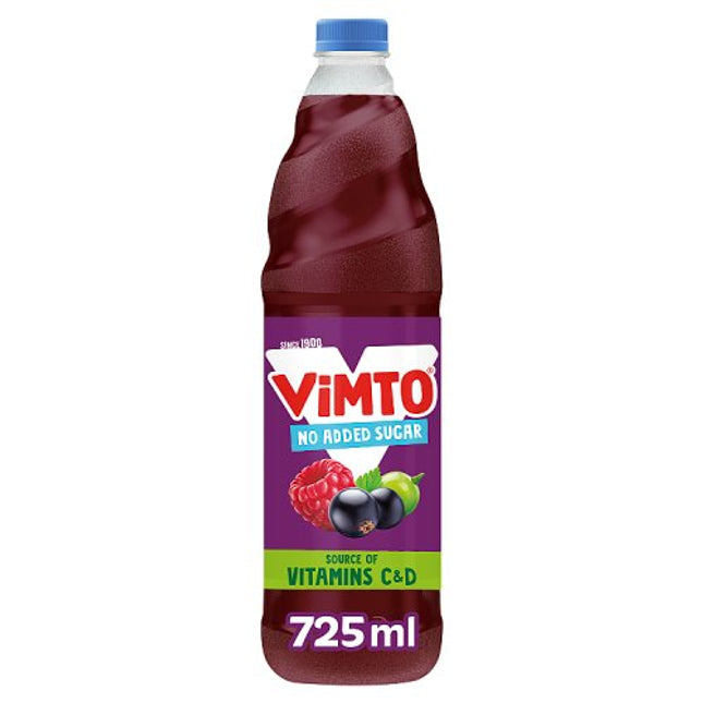 Vimto Squash No Added Sugar 725ml