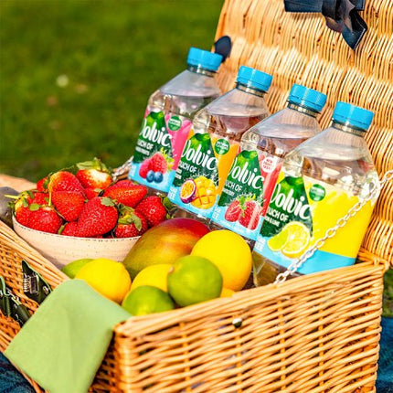 Volvic Touch of Fruit - Sugar-Free Raspberry & Peach 1.5L