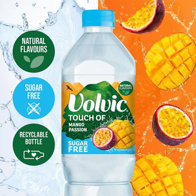 Volvic Touch of Fruit - Sugar Free Mango & Passionfruit 1.5L