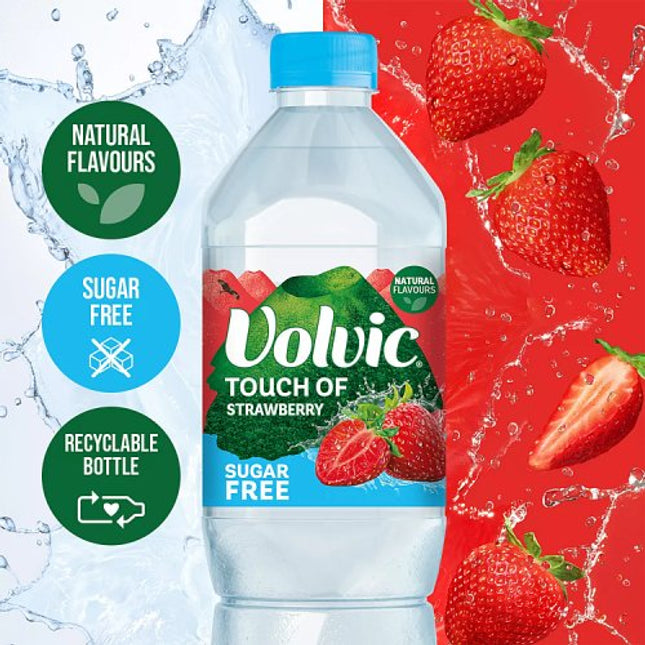 Volvic Touch of Fruit - Sugar Free Strawberry 1.5L