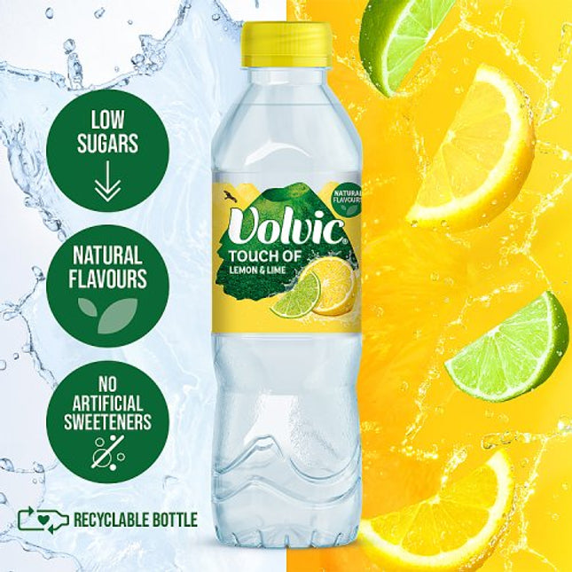 Volvic Touch of Fruit - Lemon & Lime 500ml