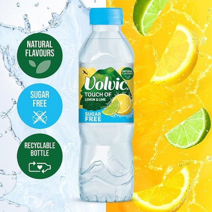 Volvic Touch of Fruit - Sugar Free Lemon & Lime 500ml